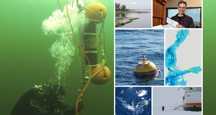 Koostekuva merellisistä teemoista.