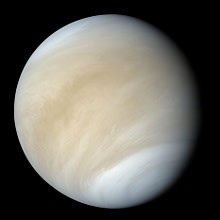 Venus näkyvässä valossa.