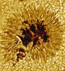 Auringonpilkku lähikuvassa.