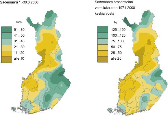 Kuivakartat kesäkuu 2006