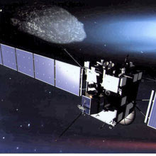 Rosetta-luotain avaruudessa.