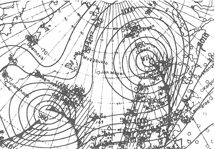 Säärintama sateineen ylittää Suomea.
